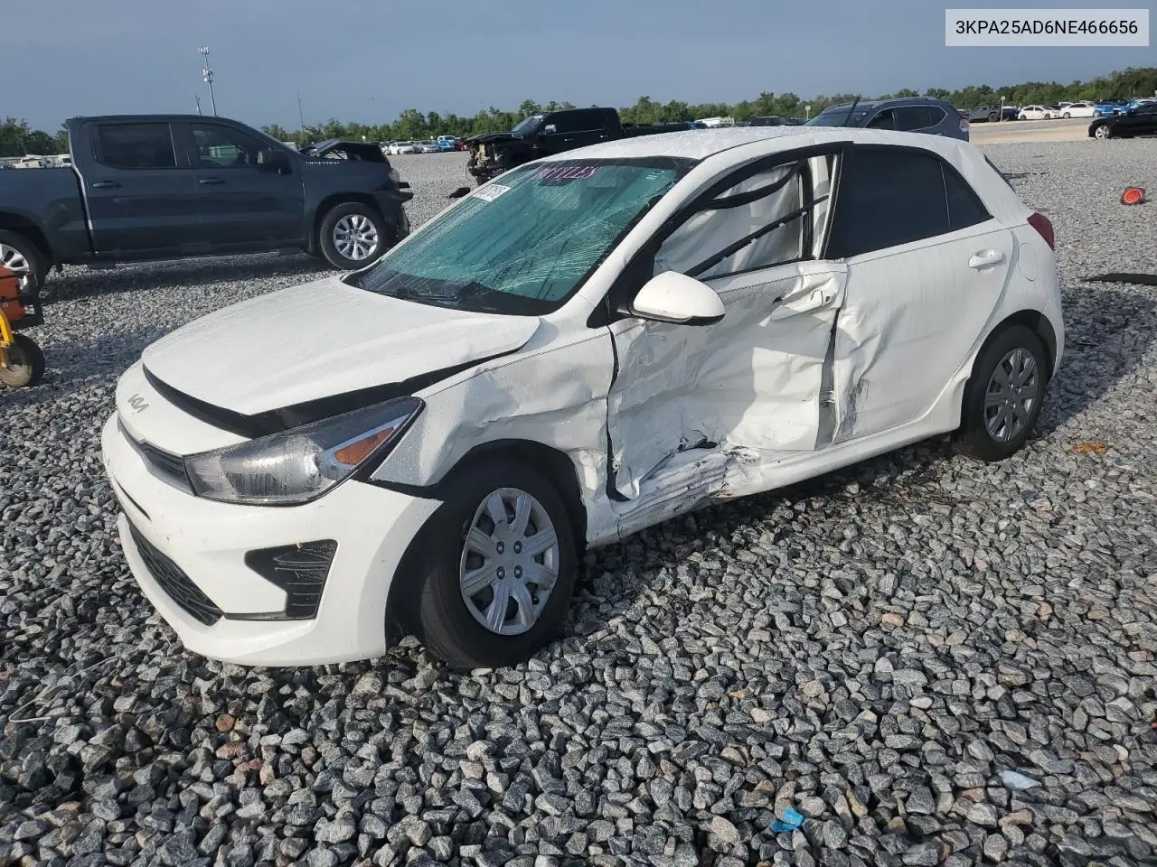 2022 Kia Rio S VIN: 3KPA25AD6NE466656 Lot: 62871515