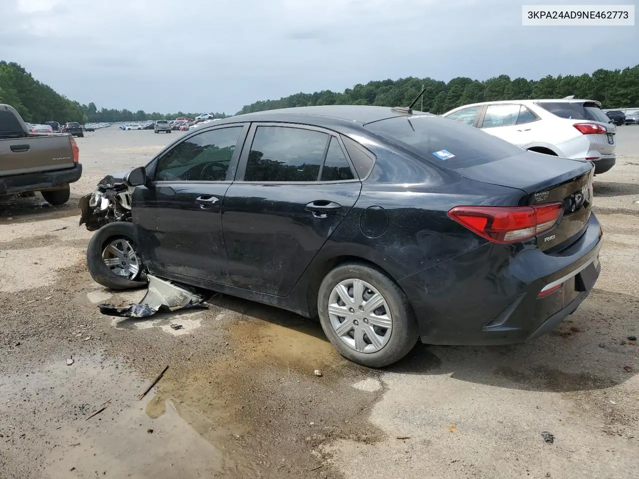 2022 Kia Rio Lx VIN: 3KPA24AD9NE462773 Lot: 65382335