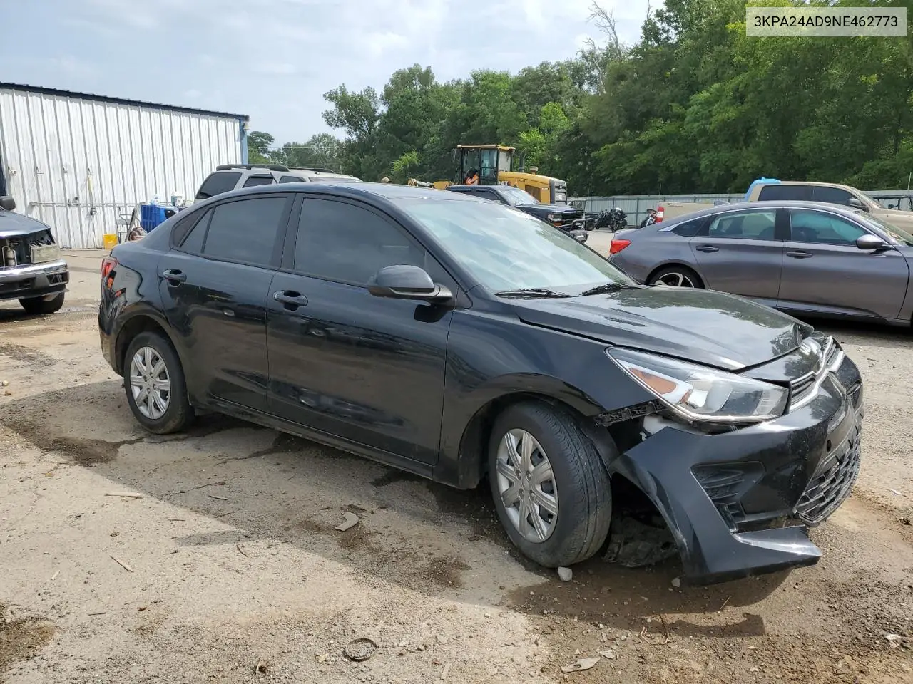 2022 Kia Rio Lx VIN: 3KPA24AD9NE462773 Lot: 65382335