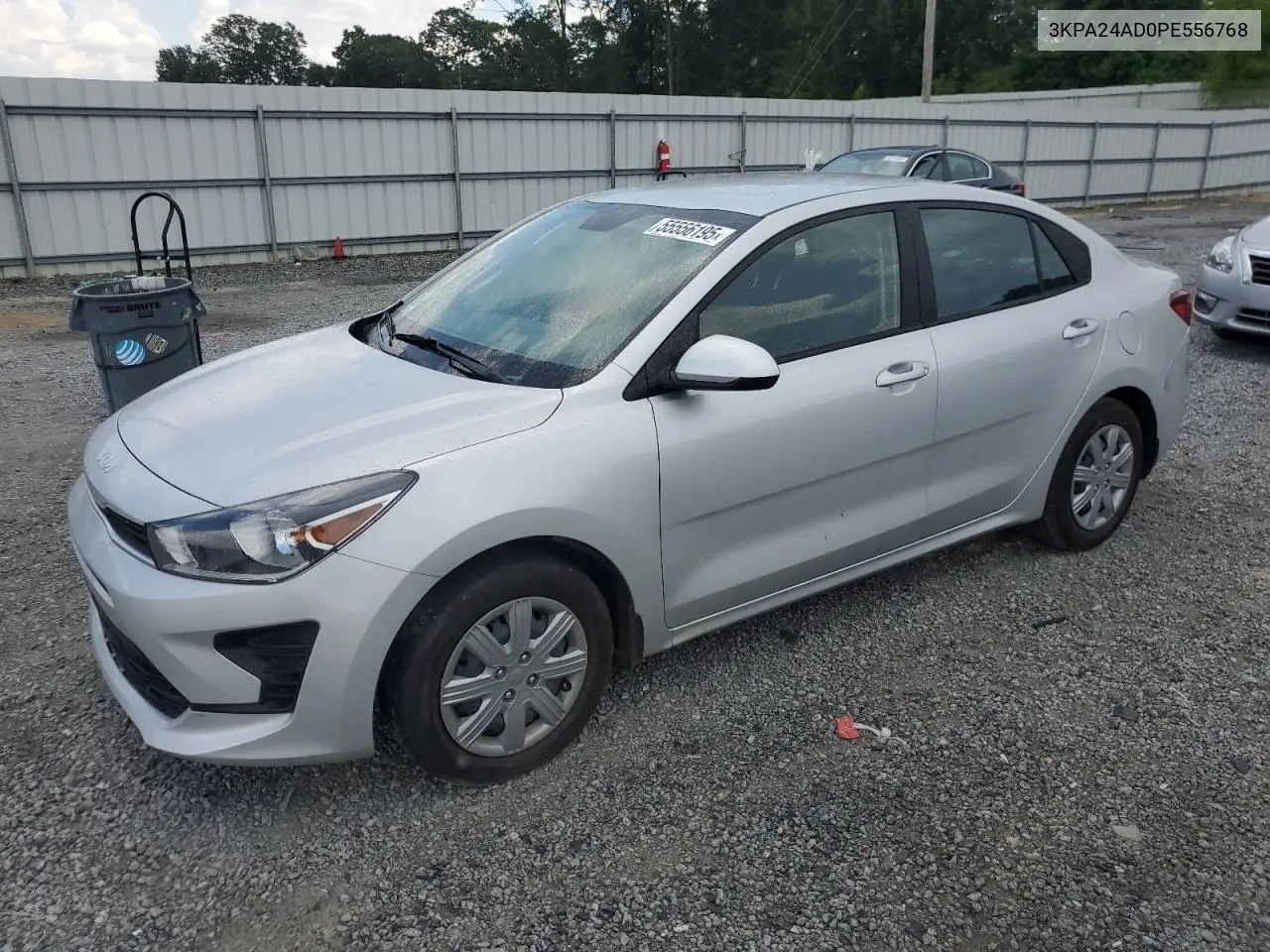 2023 Kia Rio Lx VIN: 3KPA24AD0PE556768 Lot: 55556195