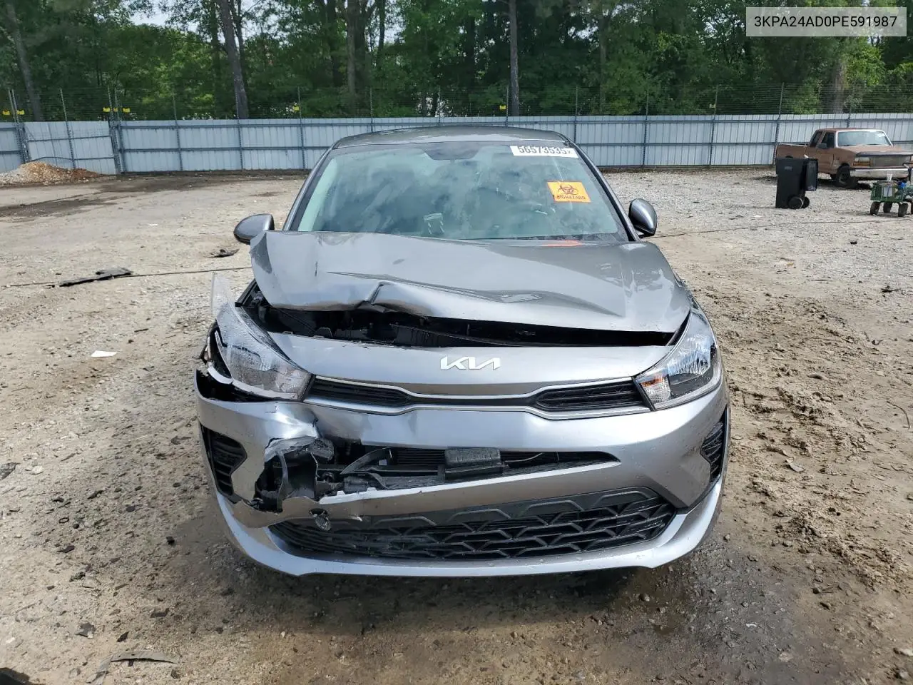 2023 Kia Rio Lx VIN: 3KPA24AD0PE591987 Lot: 56573535