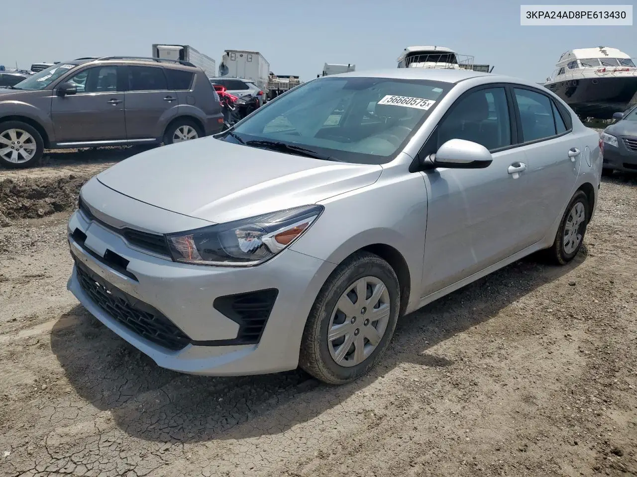 2023 Kia Rio Lx VIN: 3KPA24AD8PE613430 Lot: 56660575