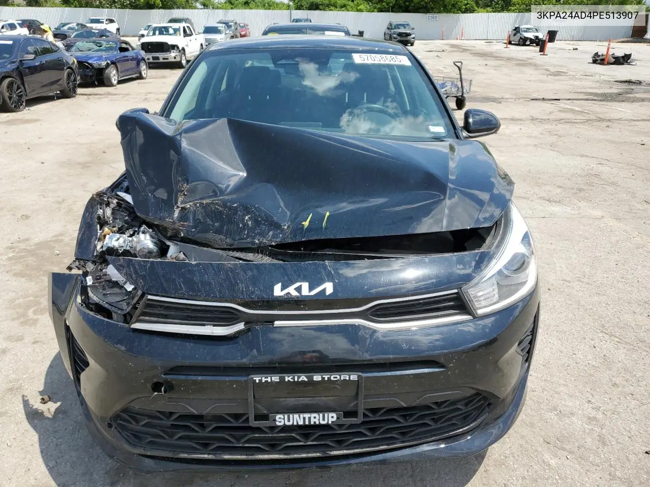 2023 Kia Rio Lx VIN: 3KPA24AD4PE513907 Lot: 57058685