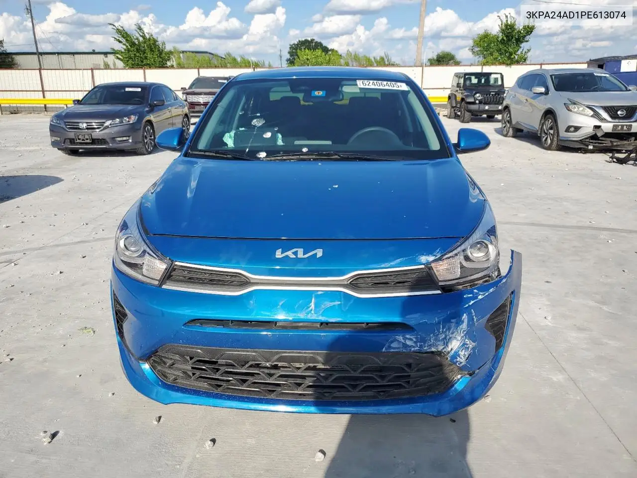2023 Kia Rio Lx VIN: 3KPA24AD1PE613074 Lot: 62406405