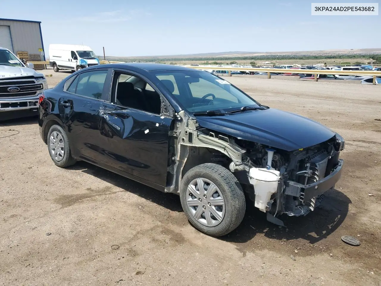 2023 Kia Rio Lx VIN: 3KPA24AD2PE543682 Lot: 62412505