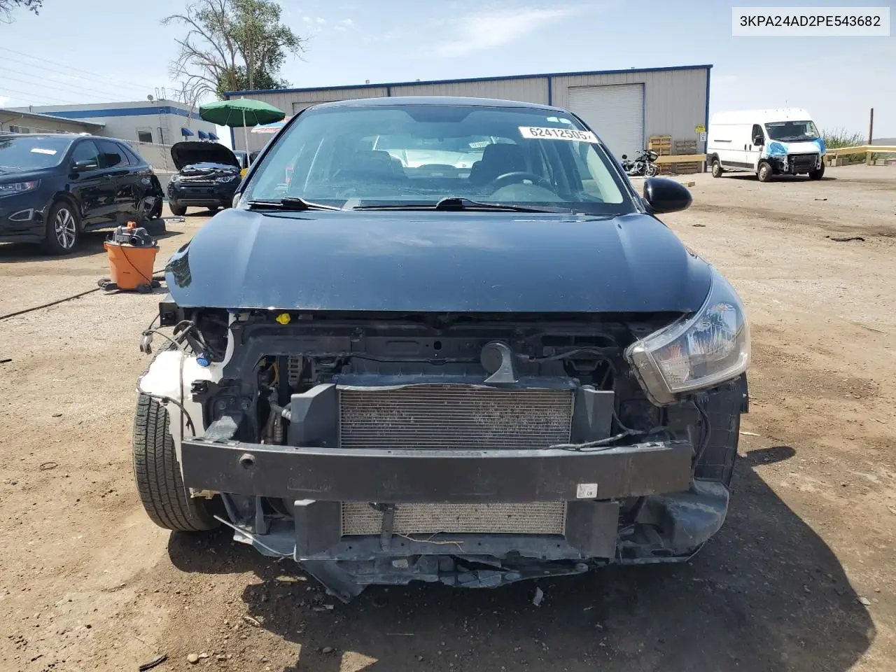 2023 Kia Rio Lx VIN: 3KPA24AD2PE543682 Lot: 62412505