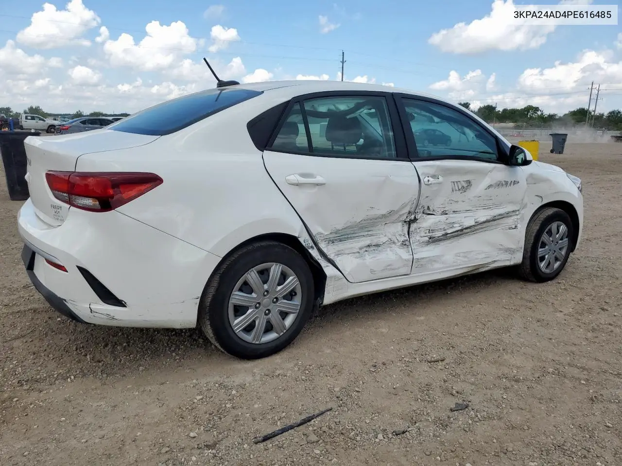 2023 Kia Rio Lx VIN: 3KPA24AD4PE616485 Lot: 62768925