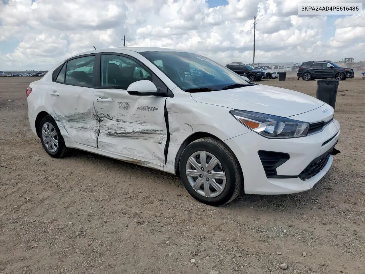 2023 Kia Rio Lx VIN: 3KPA24AD4PE616485 Lot: 62768925