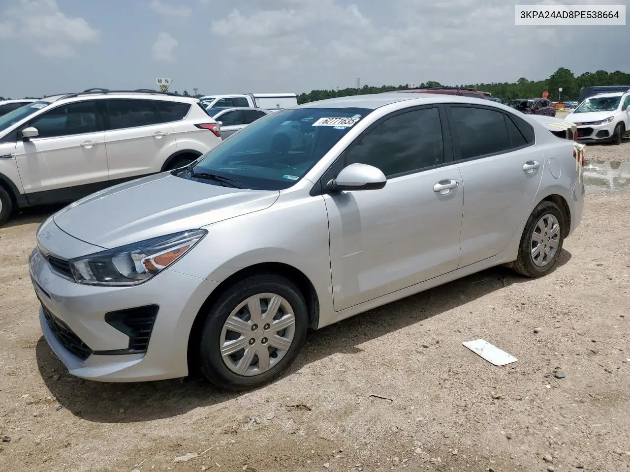 2023 Kia Rio Lx VIN: 3KPA24AD8PE538664 Lot: 62771635