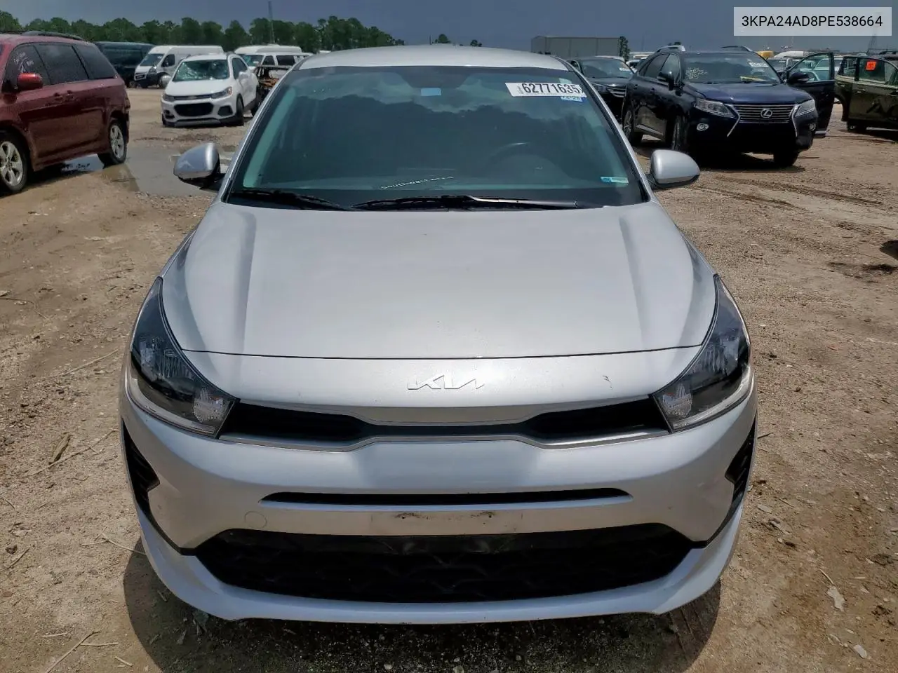 2023 Kia Rio Lx VIN: 3KPA24AD8PE538664 Lot: 62771635