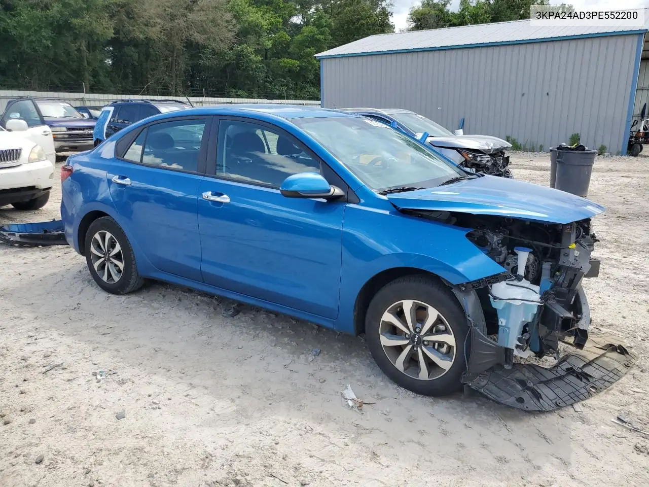 2023 Kia Rio Lx VIN: 3KPA24AD3PE552200 Lot: 62873845