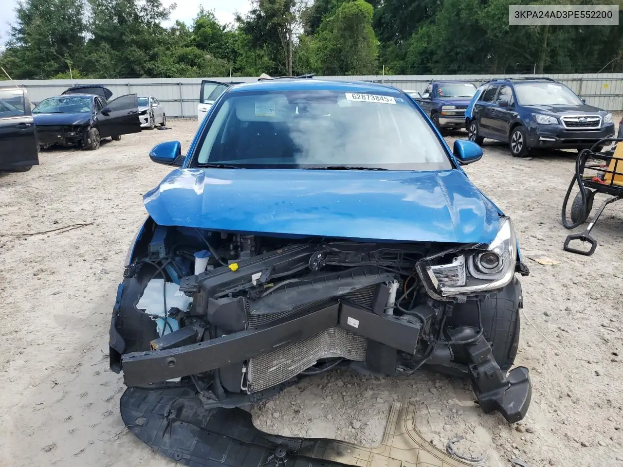2023 Kia Rio Lx VIN: 3KPA24AD3PE552200 Lot: 62873845