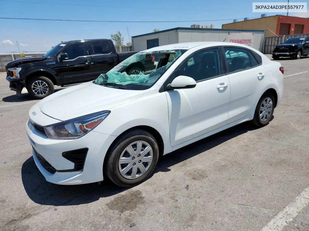 2023 Kia Rio Lx VIN: 3KPA24AD3PE557977 Lot: 63103835