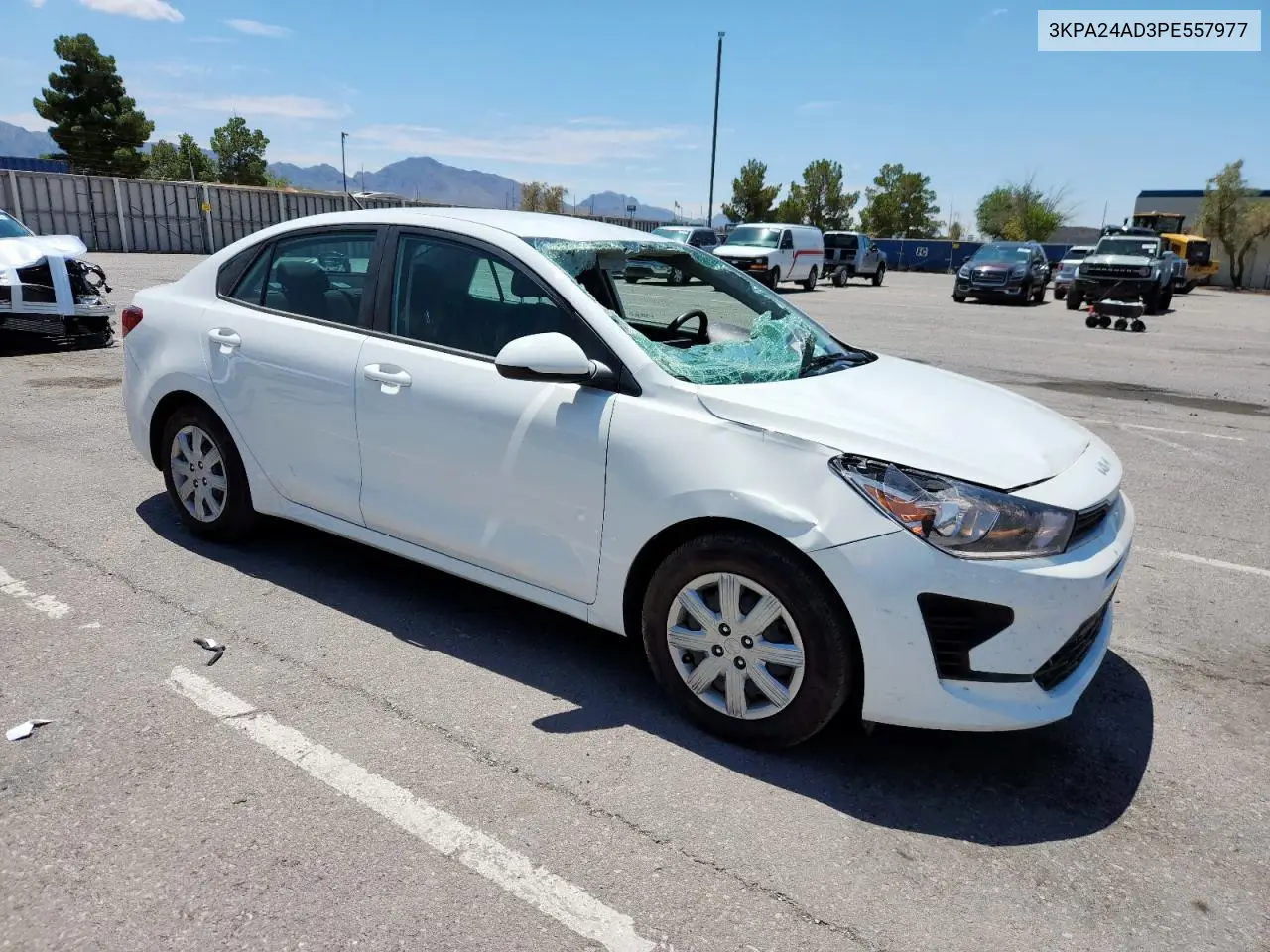 2023 Kia Rio Lx VIN: 3KPA24AD3PE557977 Lot: 63103835