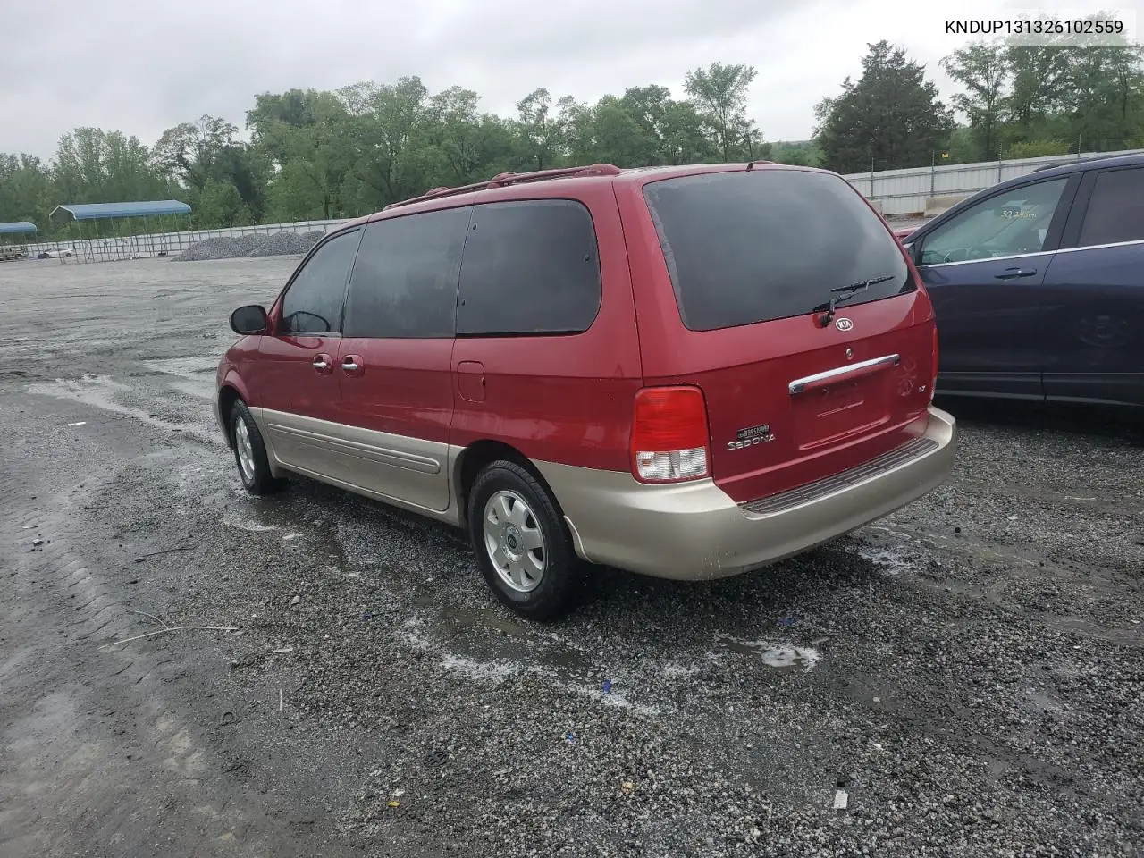 2002 Kia Sedona Ex VIN: KNDUP131326102559 Lot: 54473705