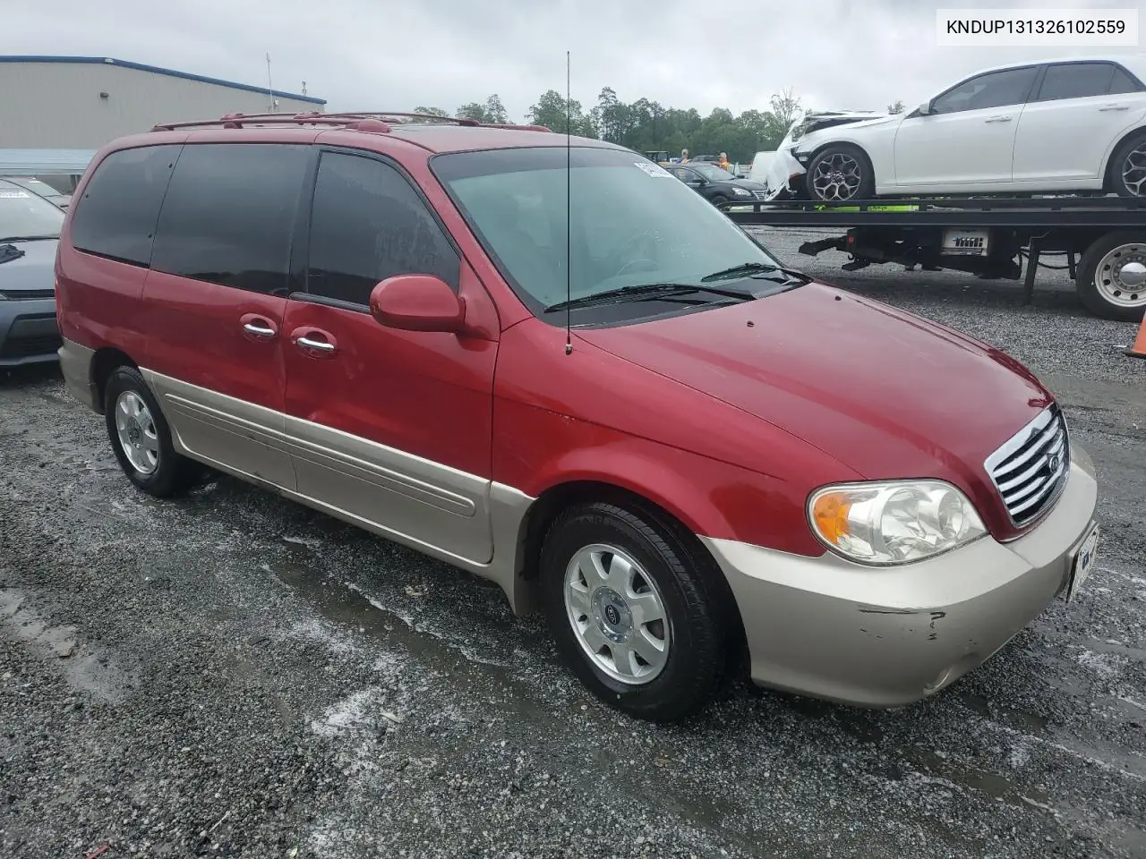 2002 Kia Sedona Ex VIN: KNDUP131326102559 Lot: 54473705