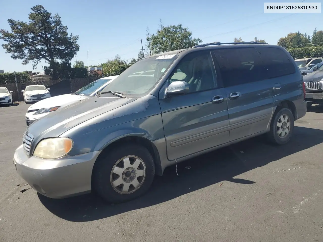 2002 Kia Sedona Ex VIN: KNDUP131526310930 Lot: 60783675