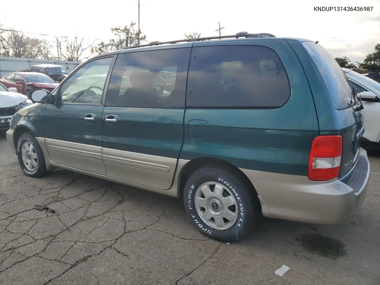 2003 Kia Sedona Ex VIN: KNDUP131436436987 Lot: 51501555