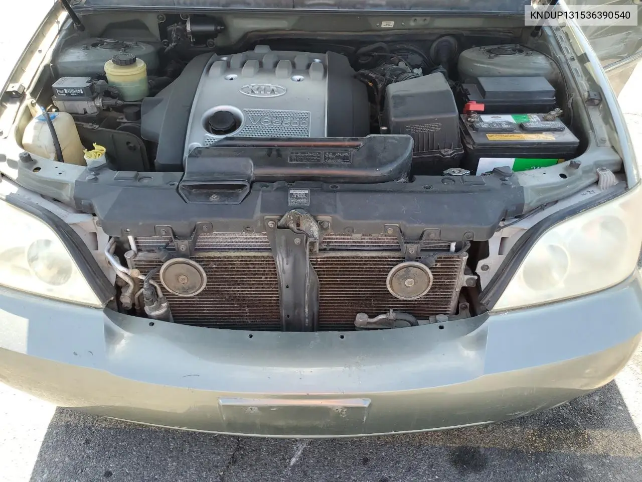 2003 Kia Sedona Ex VIN: KNDUP131536390540 Lot: 53067855