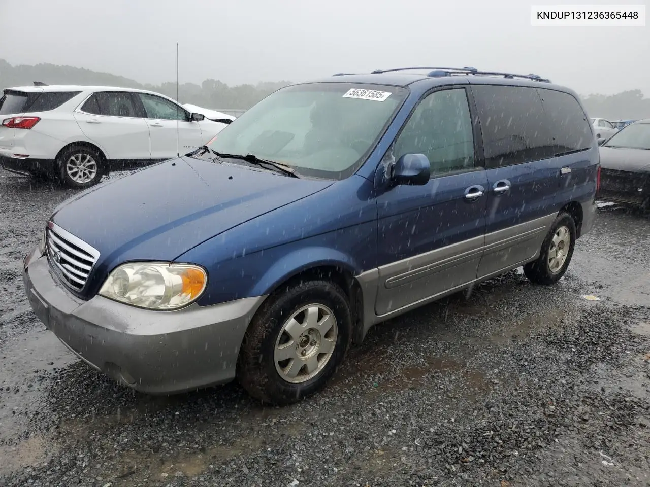 2003 Kia Sedona Ex VIN: KNDUP131236365448 Lot: 56361585