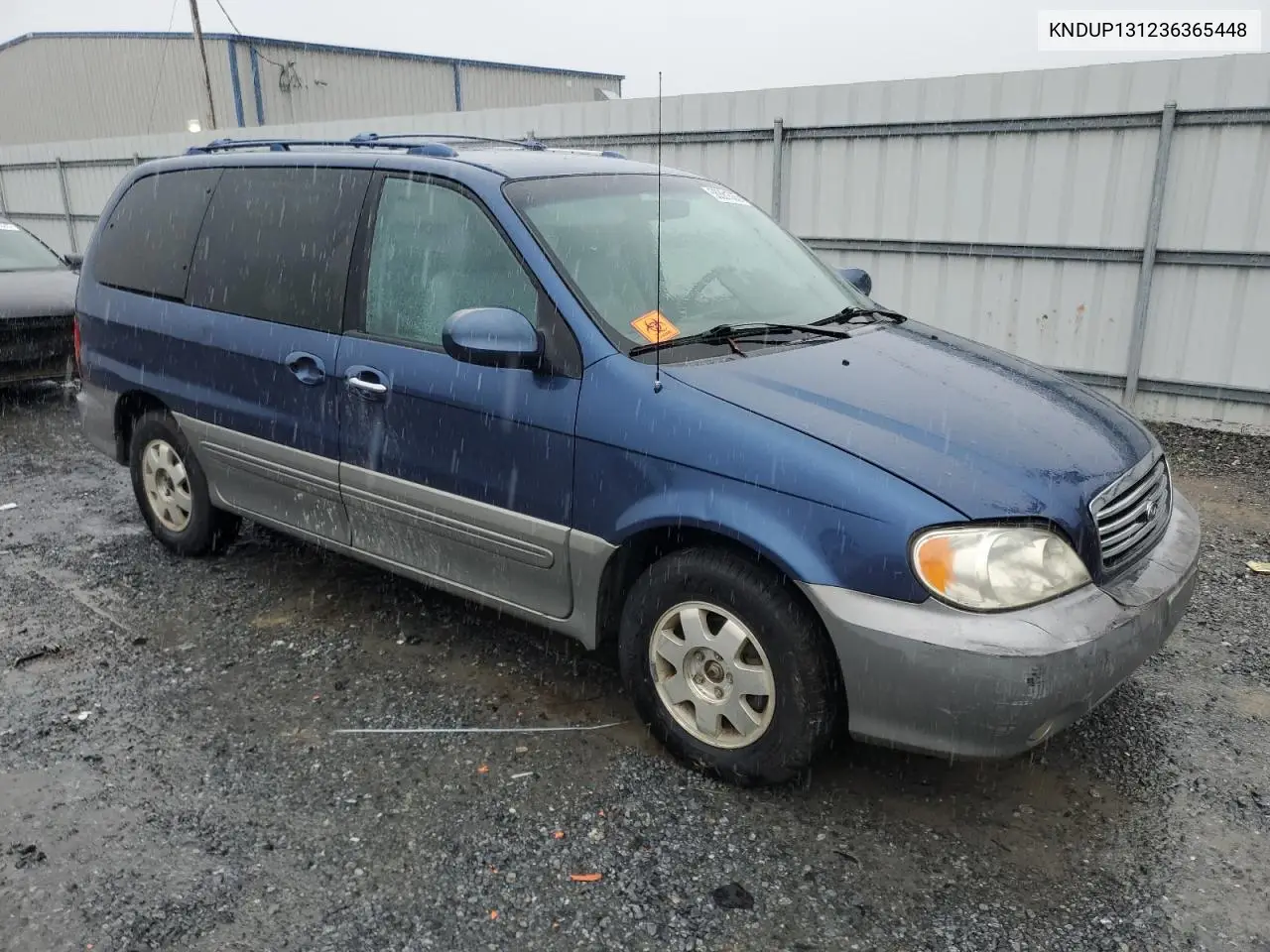 2003 Kia Sedona Ex VIN: KNDUP131236365448 Lot: 56361585