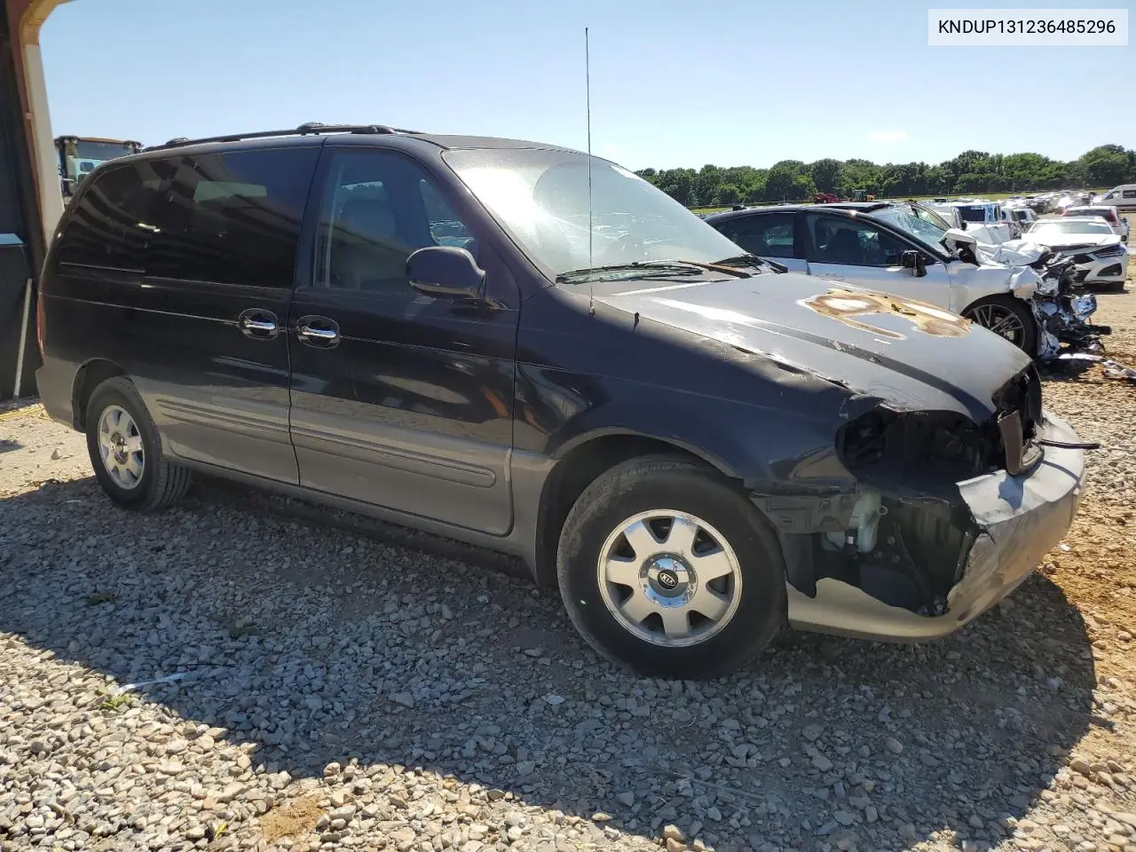 2003 Kia Sedona Ex VIN: KNDUP131236485296 Lot: 58222605