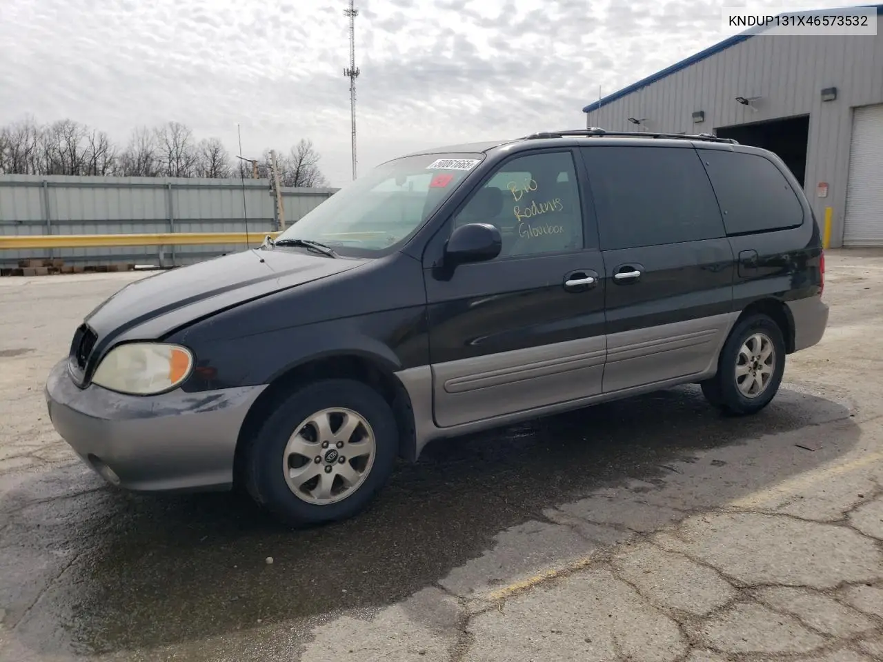 2004 Kia Sedona Ex VIN: KNDUP131X46573532 Lot: 50061665