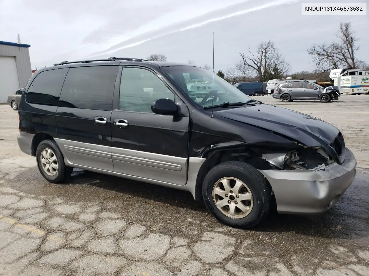 2004 Kia Sedona Ex VIN: KNDUP131X46573532 Lot: 50061665