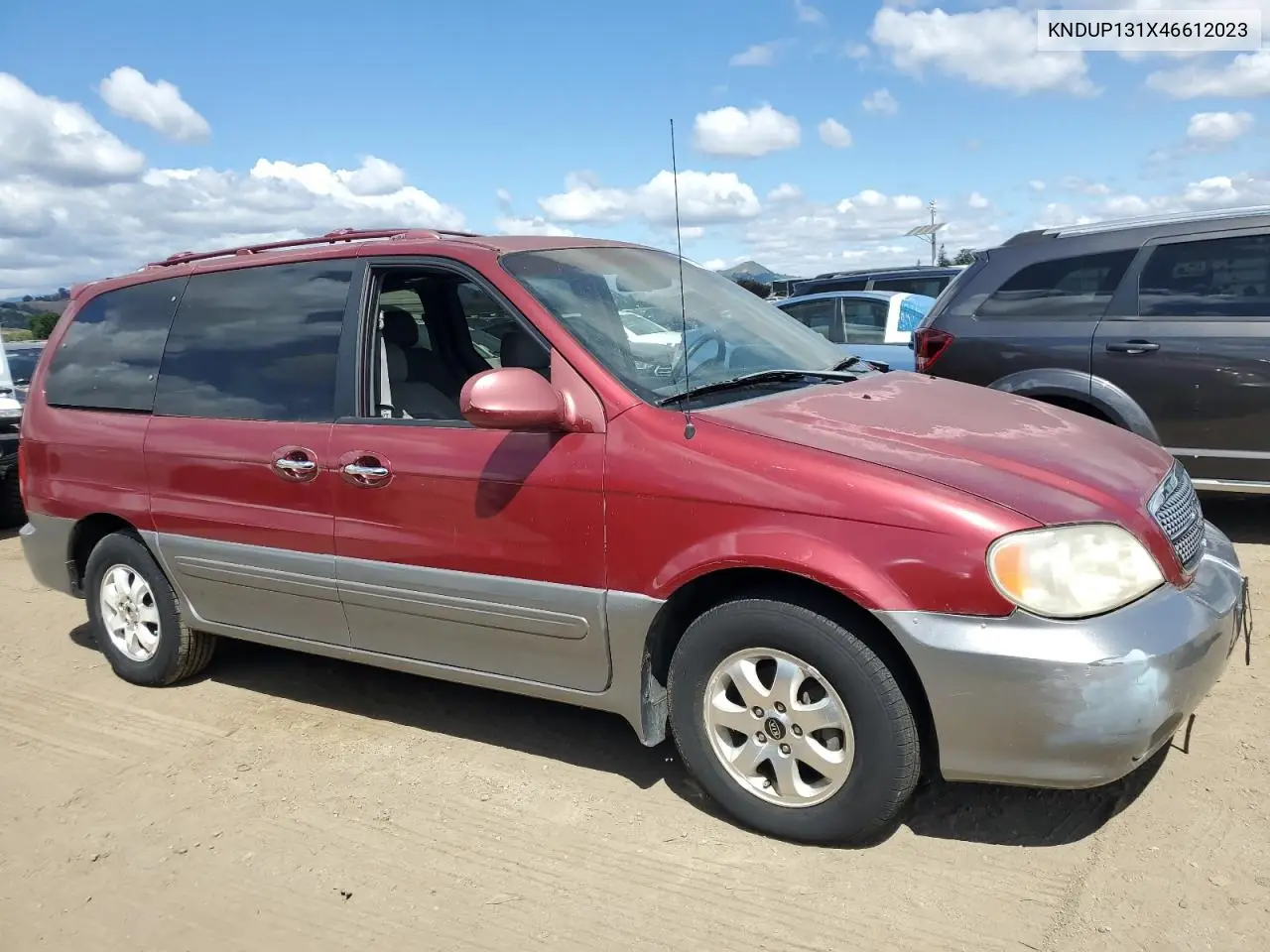 2004 Kia Sedona Ex VIN: KNDUP131X46612023 Lot: 56783835