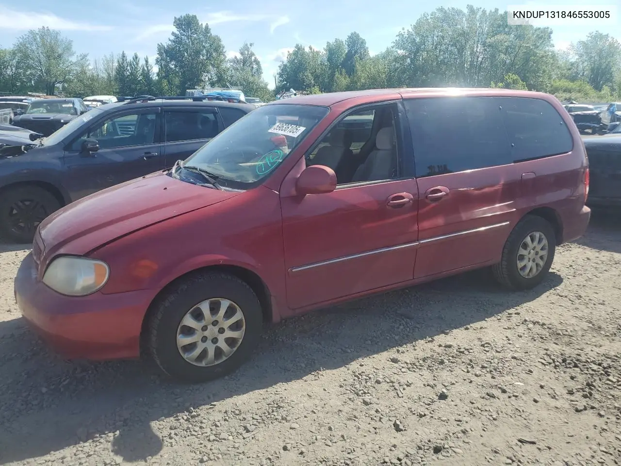2004 Kia Sedona Ex VIN: KNDUP131846553005 Lot: 59636105