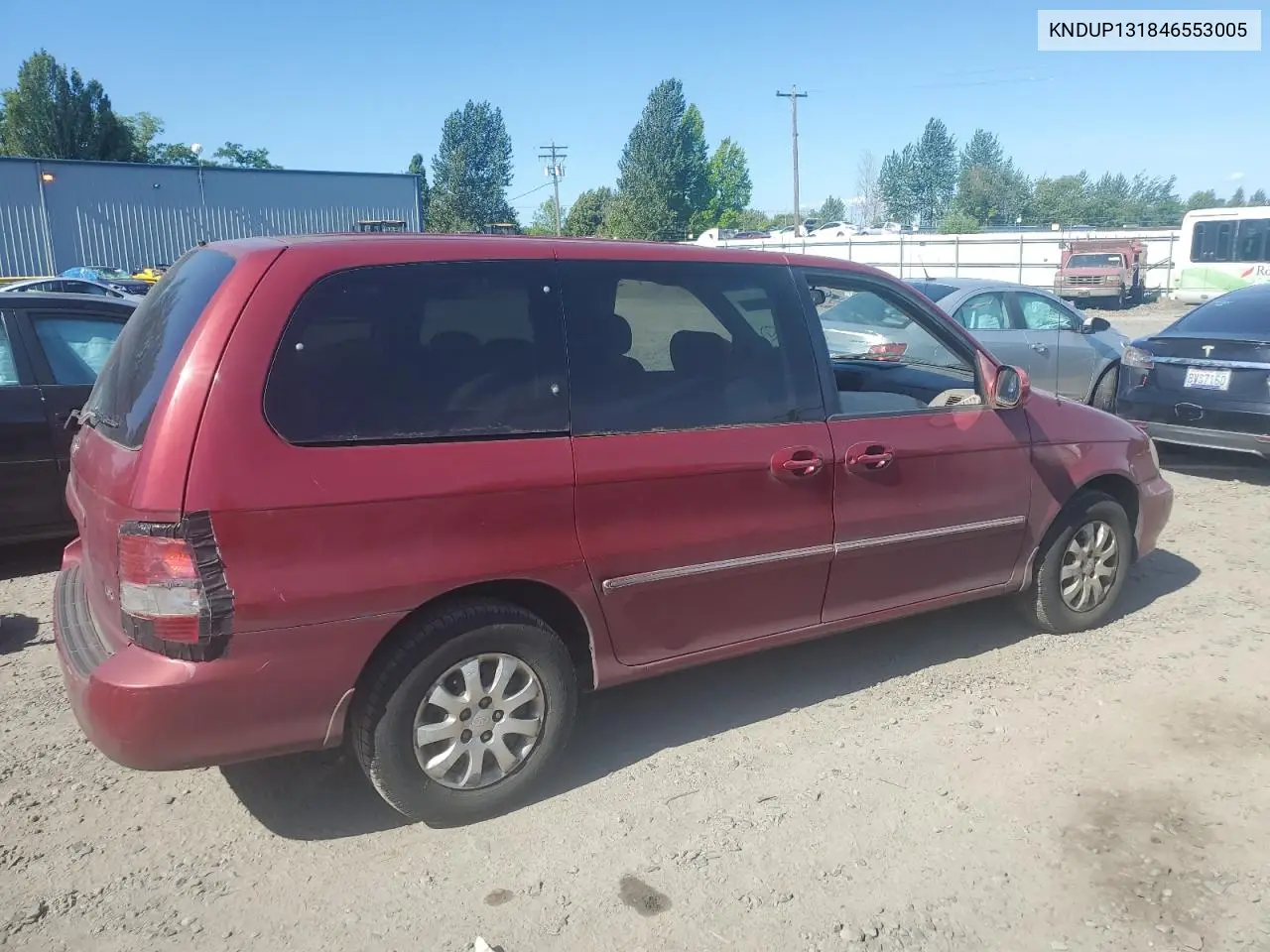 2004 Kia Sedona Ex VIN: KNDUP131846553005 Lot: 59636105