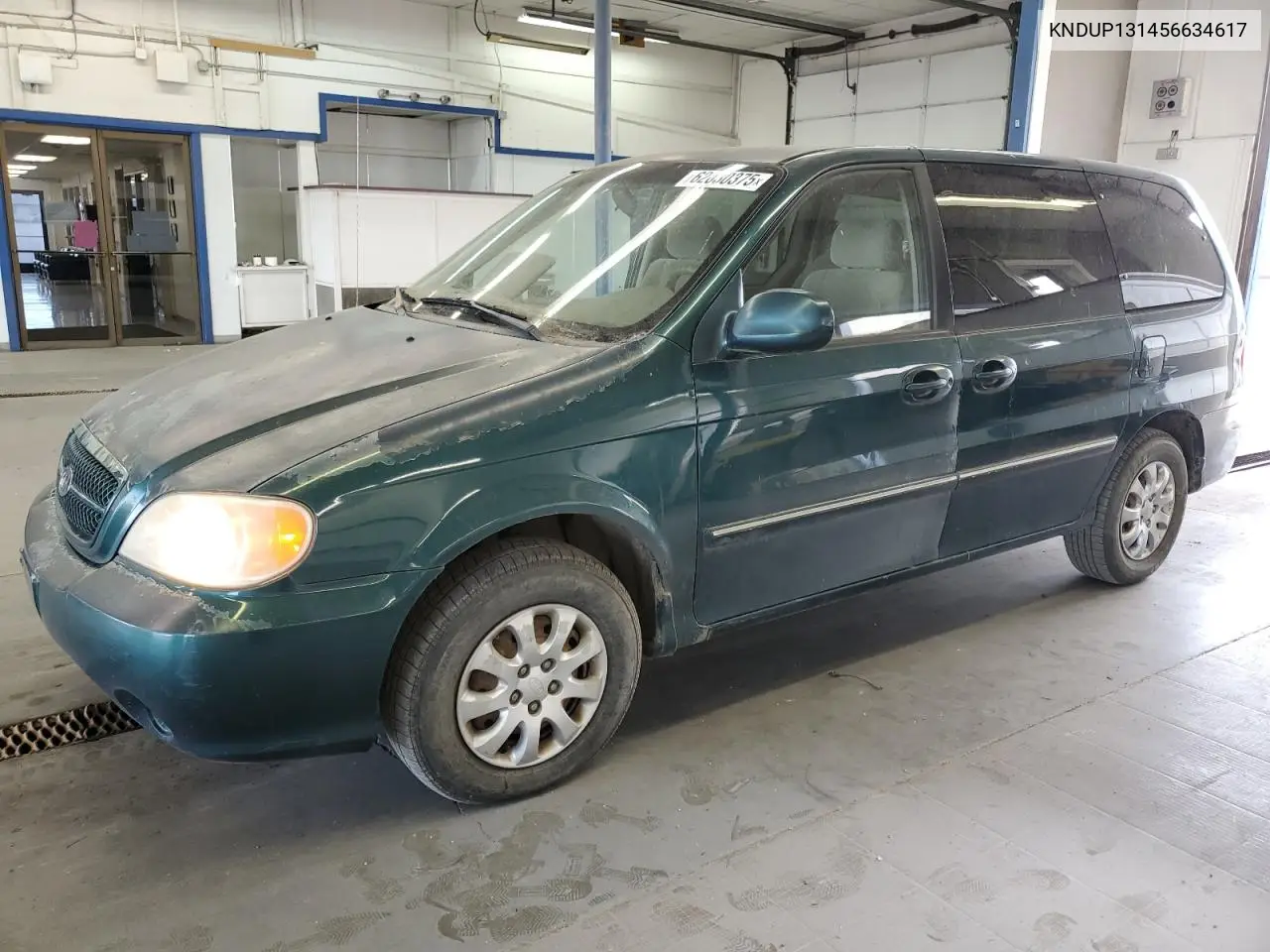 2005 Kia Sedona Ex VIN: KNDUP131456634617 Lot: 62830375