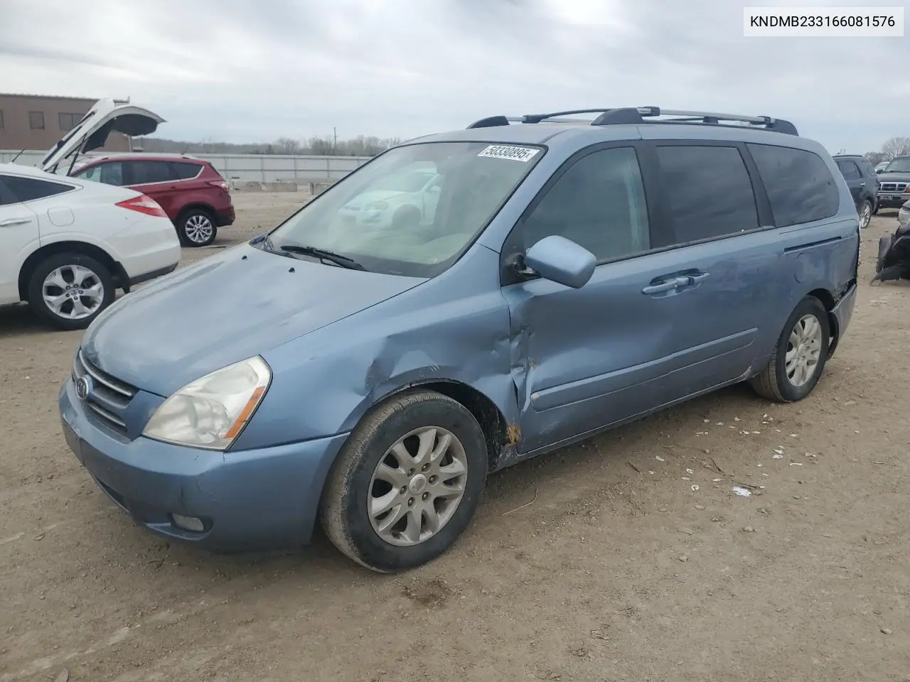 2006 Kia Sedona Ex VIN: KNDMB233166081576 Lot: 50330895
