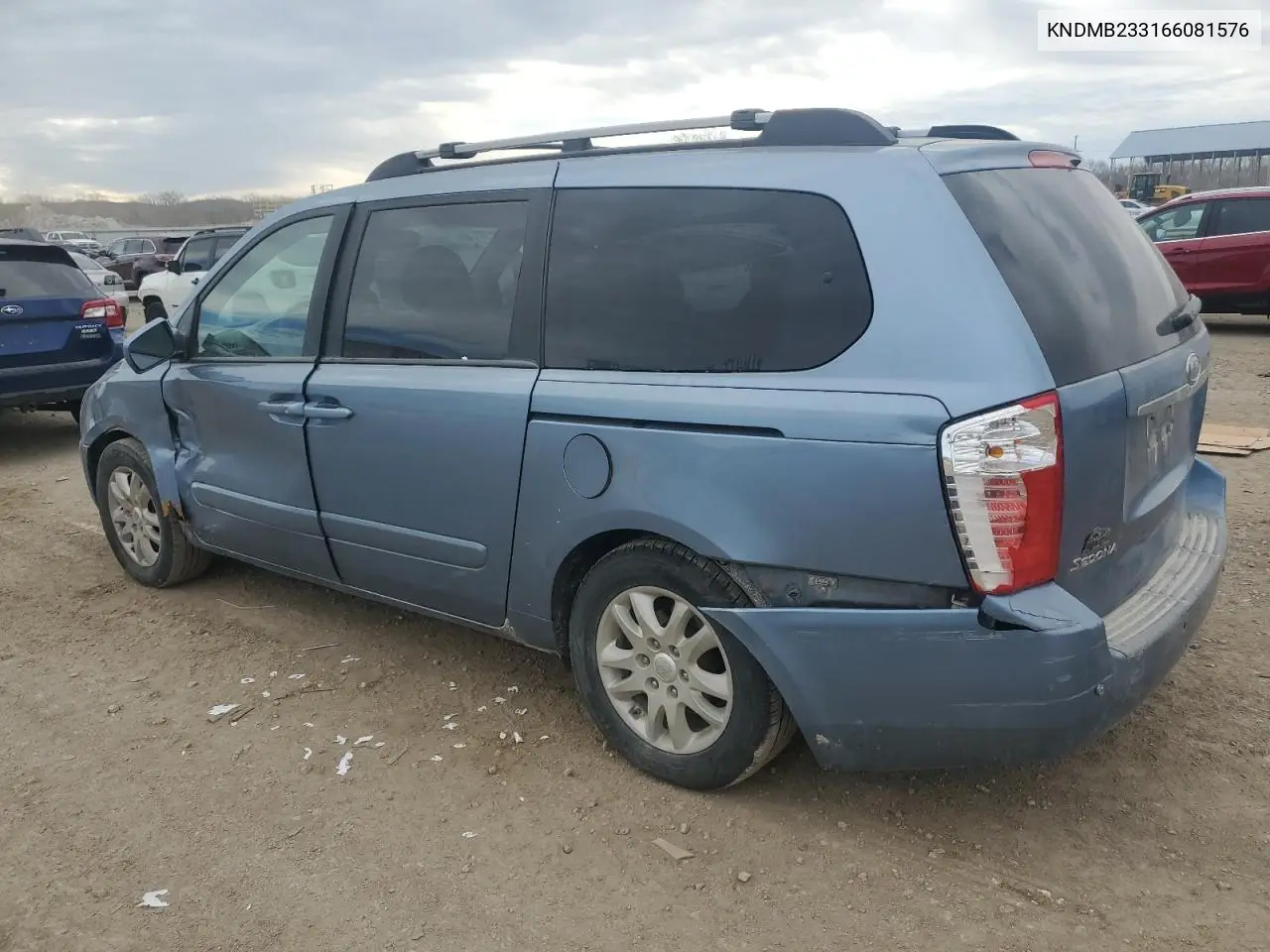 2006 Kia Sedona Ex VIN: KNDMB233166081576 Lot: 50330895