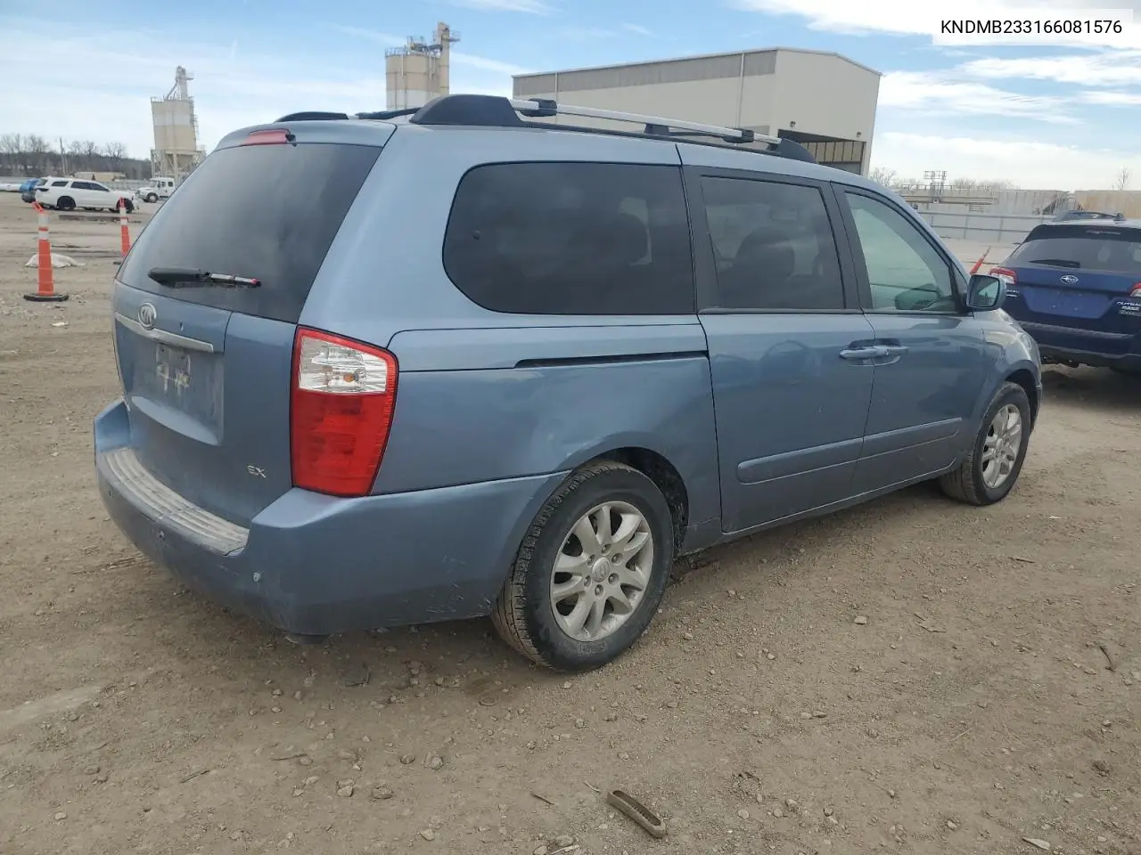 2006 Kia Sedona Ex VIN: KNDMB233166081576 Lot: 50330895