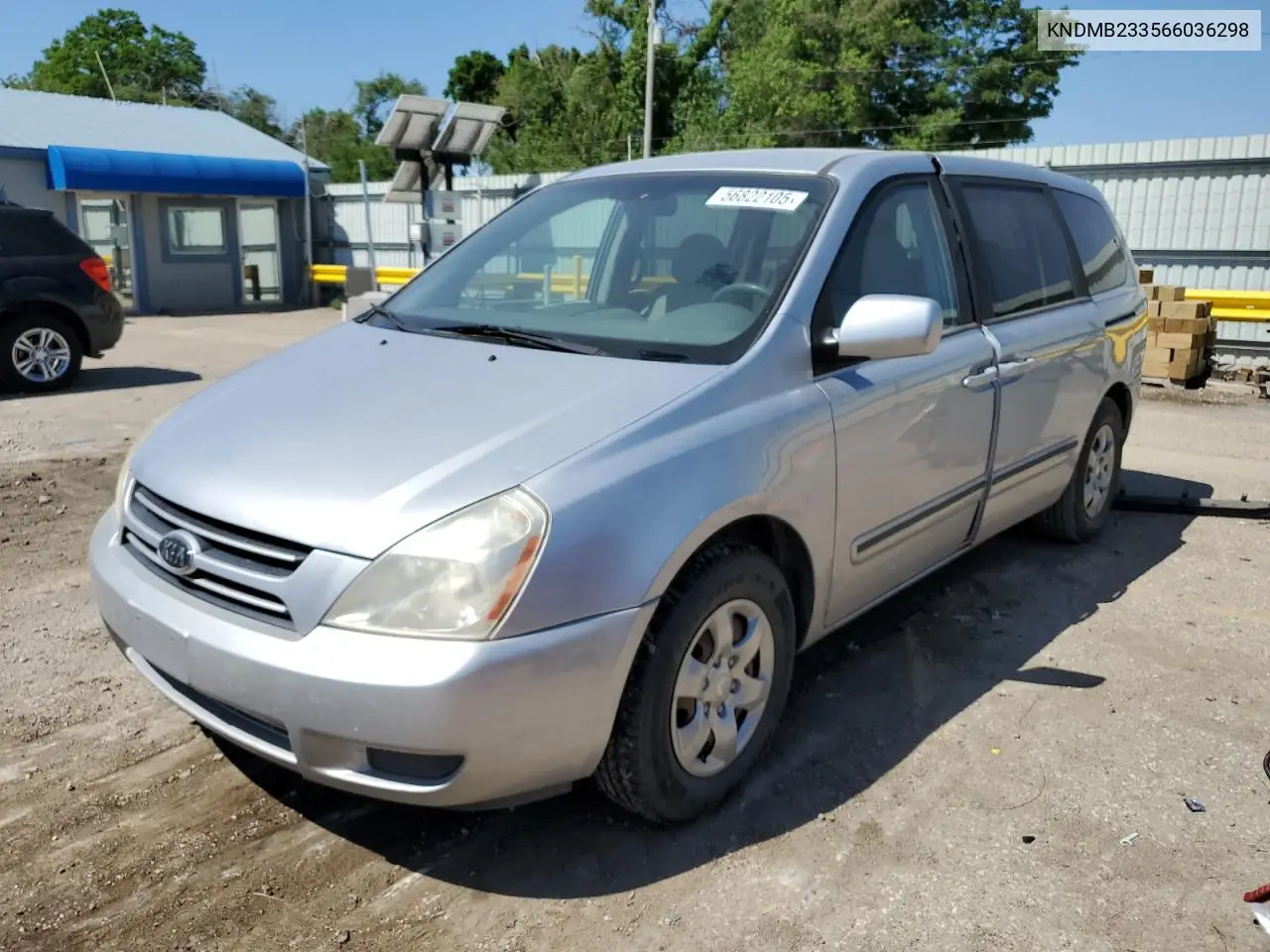 2006 Kia Sedona Ex VIN: KNDMB233566036298 Lot: 56822105