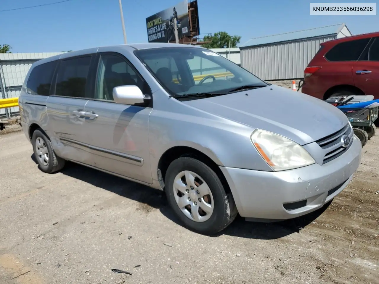 2006 Kia Sedona Ex VIN: KNDMB233566036298 Lot: 56822105