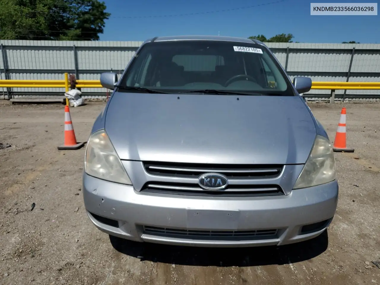 2006 Kia Sedona Ex VIN: KNDMB233566036298 Lot: 56822105