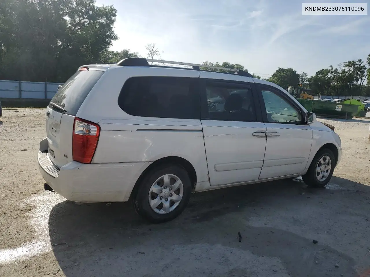 2007 Kia Sedona Ex VIN: KNDMB233076110096 Lot: 53802855