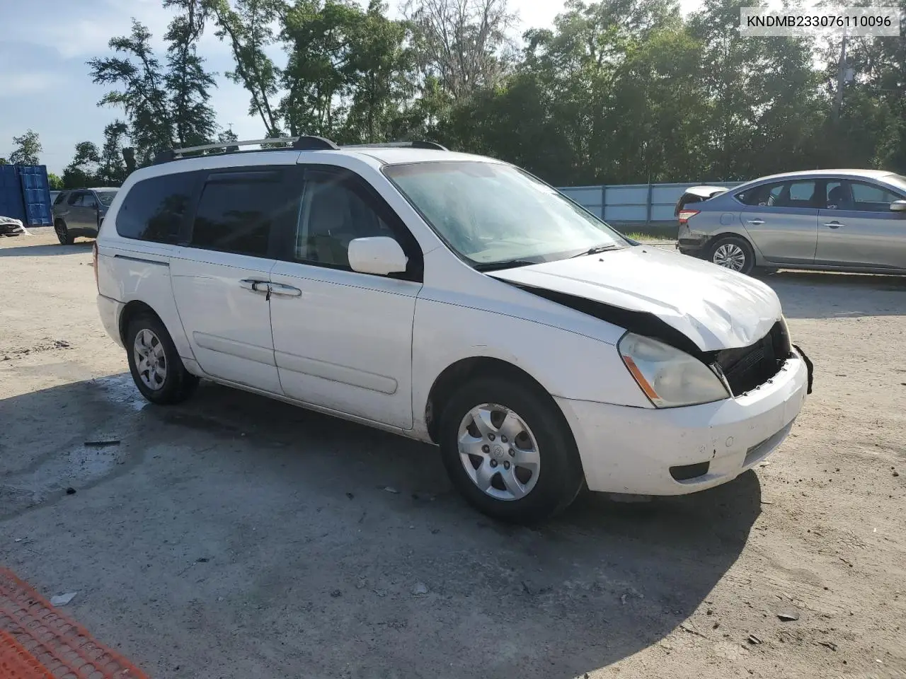 2007 Kia Sedona Ex VIN: KNDMB233076110096 Lot: 53802855
