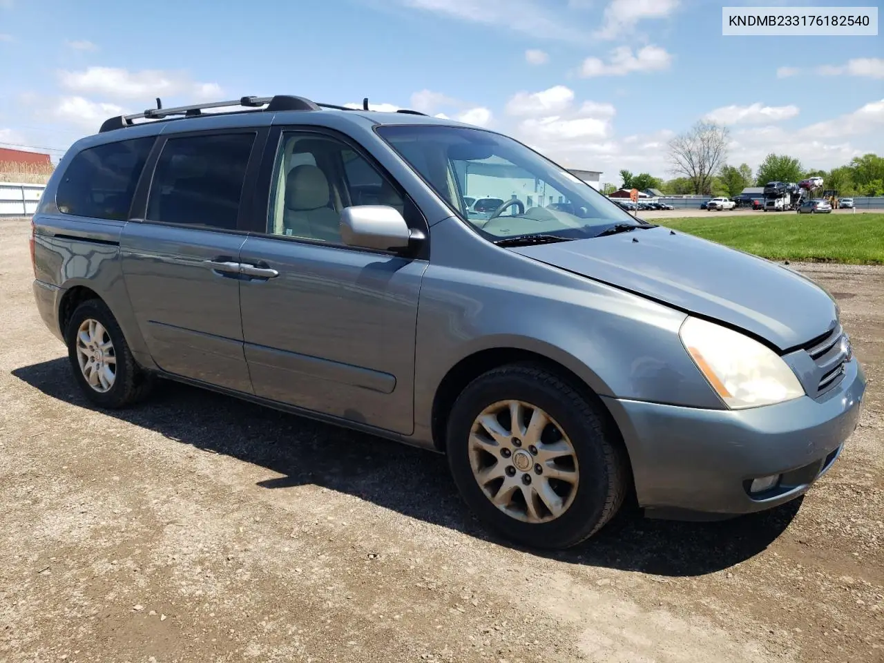 2007 Kia Sedona Ex VIN: KNDMB233176182540 Lot: 55981965