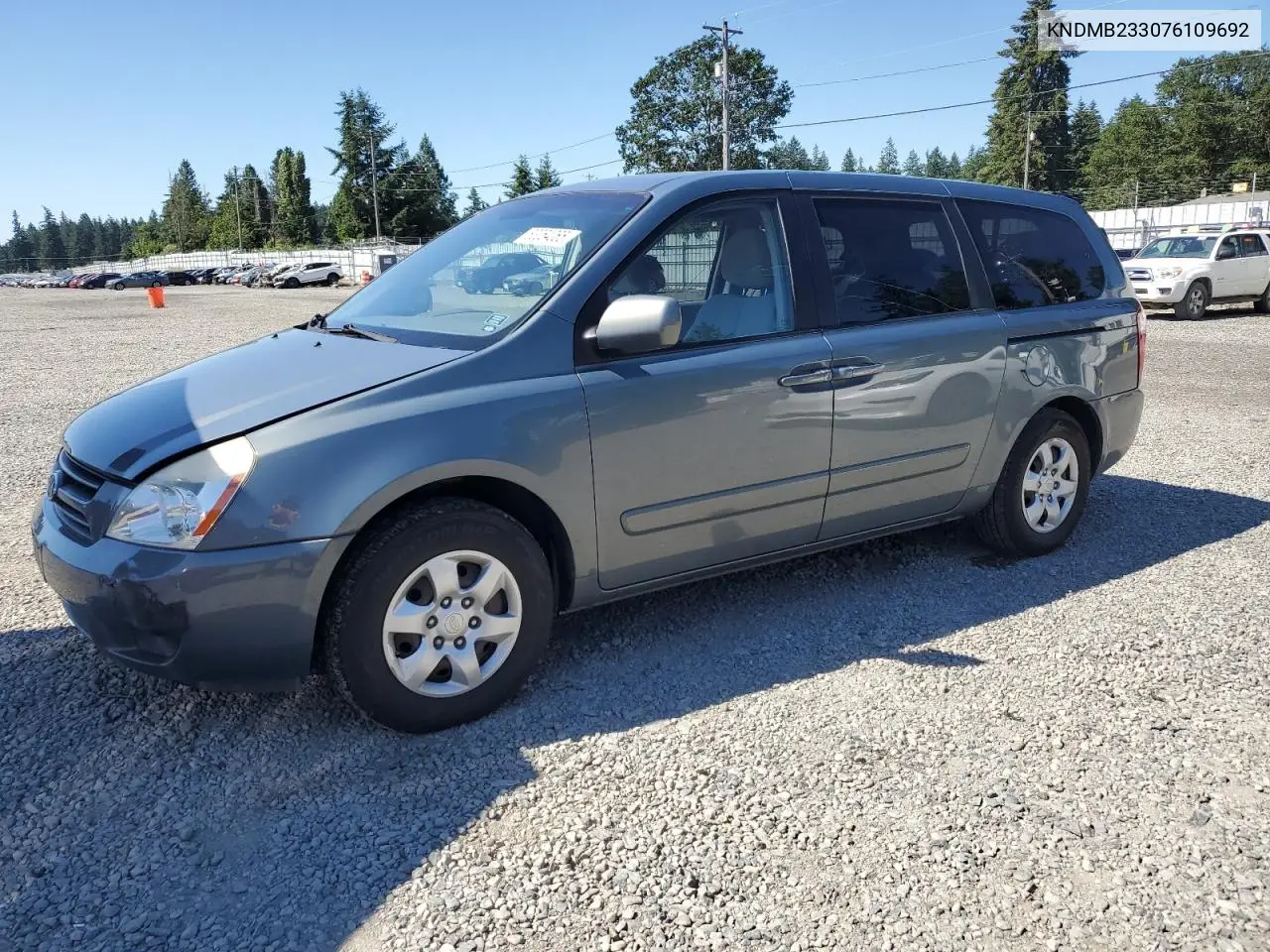 kndmb233076109692 KNDMB233076109692 2007 Kia Sedona Ex