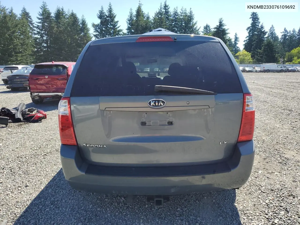 kndmb233076109692 KNDMB233076109692 2007 Kia Sedona Ex