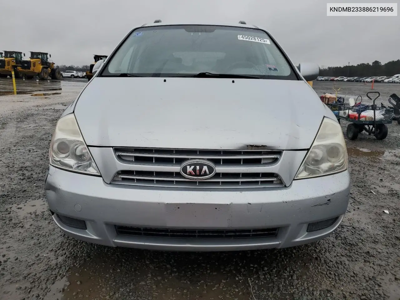 2008 Kia Sedona Ex VIN: KNDMB233886219696 Lot: 45028125