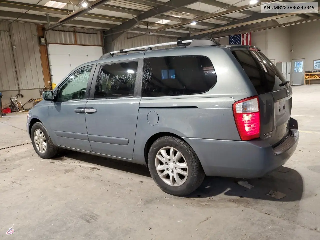 2008 Kia Sedona Ex VIN: KNDMB233886243349 Lot: 55490735