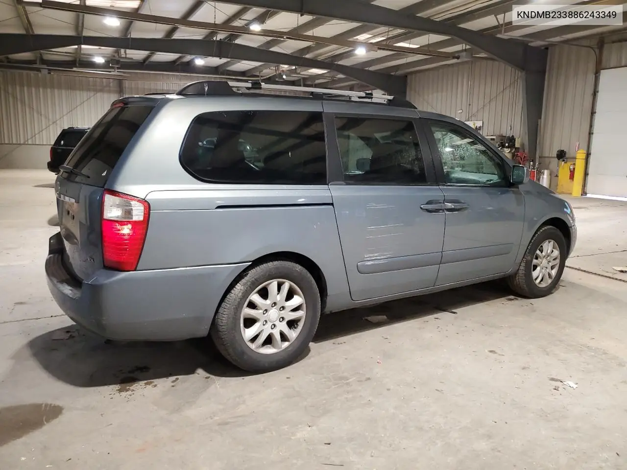 2008 Kia Sedona Ex VIN: KNDMB233886243349 Lot: 55490735