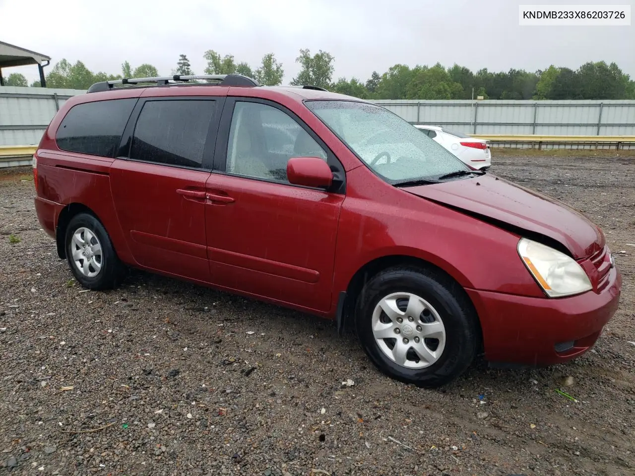 2008 Kia Sedona Ex VIN: KNDMB233X86203726 Lot: 56099065