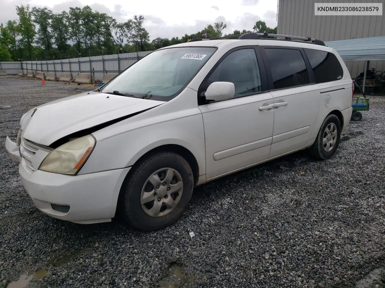 2008 Kia Sedona Ex VIN: KNDMB233086238579 Lot: 56651365