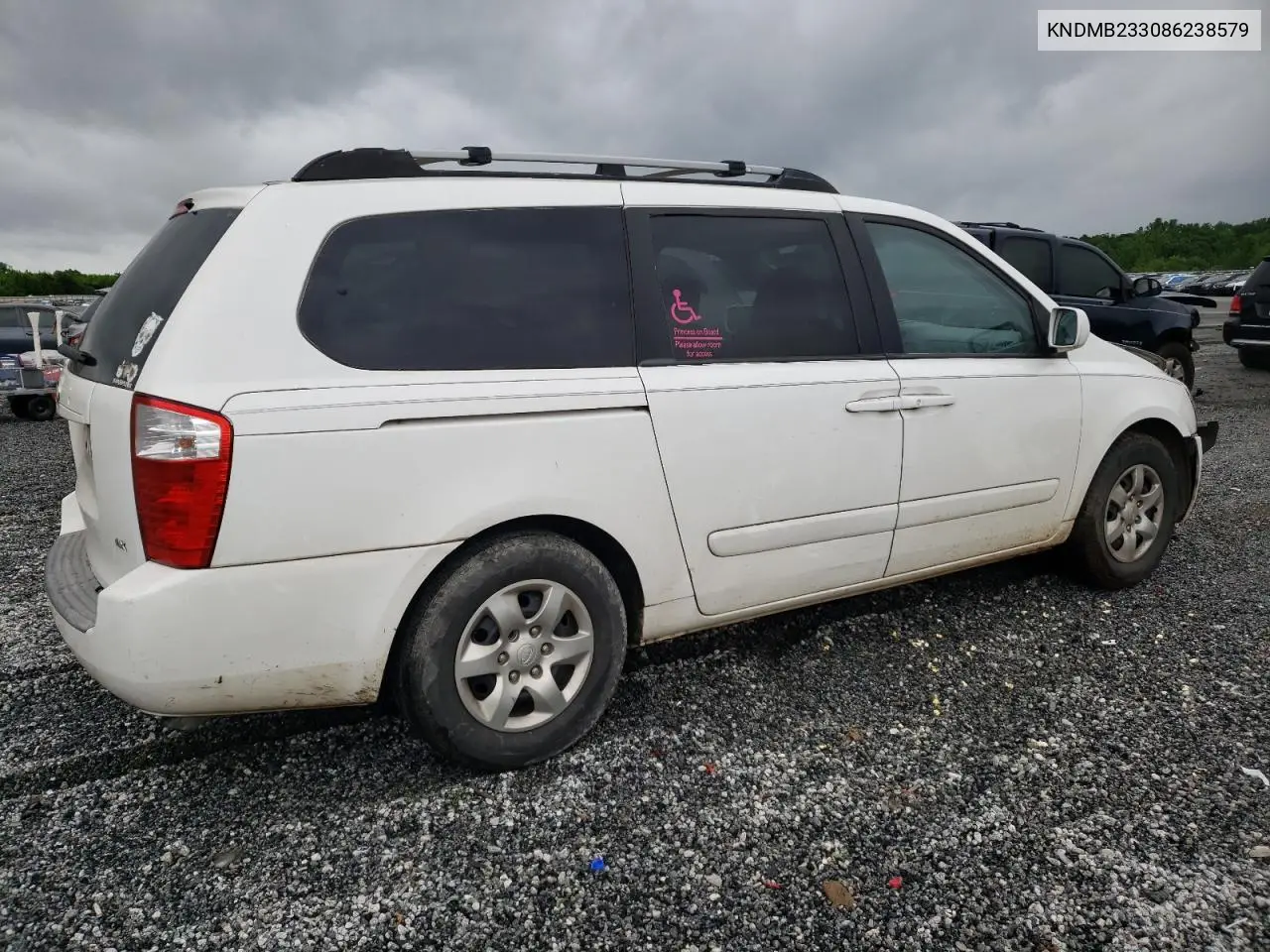 2008 Kia Sedona Ex VIN: KNDMB233086238579 Lot: 56651365