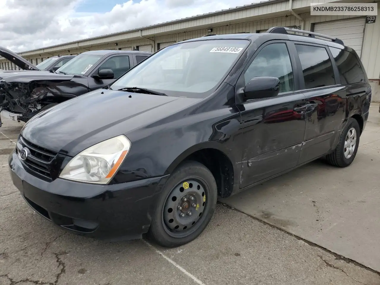 2008 Kia Sedona Ex VIN: KNDMB233786258313 Lot: 56849185
